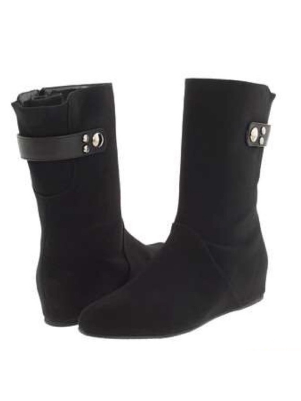 Stuart Weitzman Downpour Goretex Waterproof Mid Calf Boots Black Size Women 8.5